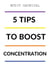 5 Tips To Boost Concentration