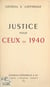 Justice pour ceux de 1940