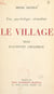 Une psychologie virtualiste : le village - Test d'activité créatrice