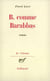 B. comme Barabbas