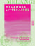 Mélanges littéraires