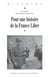 Pour une histoire de la France libre