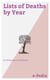 e-Pedia: Lists of Deaths by Year - This is a list of notable deaths, organized by year