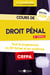 Cours de droit pénal 2024 - Tout le programme en fiches et en schémas