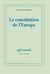 La constitution de l'Europe