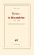 Lettres à Alexandrine (1876-1901)