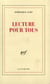 Lecture pour tous