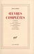 Oeuvres complètes Tome 5