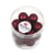 Perles verre Renaissance - Bordeaux 12mm