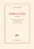 Lettres à Gala : 1924-1948
