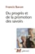Du progrès et de la promotion des savoirs (1605)