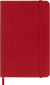 Carnet - 9 x 14 cm - Moleskine - Pages unies - Rouge