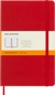 Carnet - 13 x 21 cm - Moleskine- 240 pages lignées - Rouge