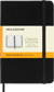 Carnet ligne - format de poche - couverture rigide noire