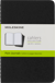 Lot de 3 cahiers Moleskine - 9x14cm -70g -192 pages - Couverture souple noire
