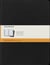 Cahier ligne - tres grand format - couverture souple en carton noire