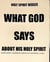 What God Says About His Holy Spirit