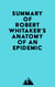 Summary of Robert Whitaker's Anatomy of an Epidemic