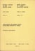 Some sources for women's history in the Public Archives of Canada