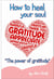 "The power of gratitud: How to heal your soul"