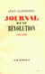 Journal d'une révolution