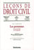 Leçons de droit civil Tome 1 et Tome 2 - les personnes