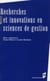 RECHERCHES ET INNOVATIONS EN SCIENCES DE GESTION