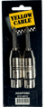 Adaptateur Jack6.35 mâle-XLR femelle - Yellow Câble
