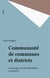 Communauté de communes et districts - Le passage à la fiscalité propre et la D.G.F.