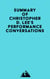 Summary of Christopher D. Lee's Performance Conversations