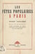 Les fêtes populaires à Paris