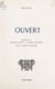 Ouvert