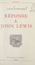 Réponse à John Lewis