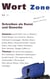 Wort_Zone 4.0 - Magazin für neue Literatur