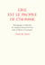 Lire est le propre de l’homme - Témoignages et réflexions de cinquante auteurs de livres pour l’enfance et la jeunesse