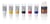 Set découverte peinture Flashe vinylique - 6 x 20 ml - Avec flacon de vernis mat 120 ml