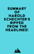 Summary of Harold Schechter's Ripped from the Headlines!