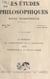 Le problème de l'enseignement de la philosophie dans l'enseignement du second degré - Janvier-mars 1947
