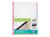 Lot de 20 pochettes perforées A4 - Colour' Touch - Plastique - Elba