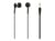 Ecouteurs filaires intra-auriculaires Cultura - noir