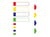 Lot de 24 étiquettes plastifiées Avery - Multicolores 
