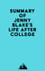 Summary of Jenny Blake's Life After College