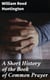A Short History of the Book of Common Prayer