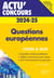 Questions européennes 2024-2025 - Cours et QCM