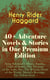 40+ Adventure Novels & Stories in One Premium Edition - King Solomon's Mines, Ayesha, Child of Storm, The Treasure of the Lake, She, The Wizard, Heart of the World, Maiwa's Revenge, The Yellow God…