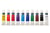 Coffret de 10 tubes de peinture gouache avec pinceau - Usage scolaire - 10 x 10 ml - Lefranc & Bourgeois