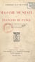 Madame de Staël et François de Pange - Lettres et documents inédits
