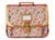 Cartable Adele - TANN'S -  Fleurs Orange, Corail