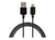 Câble USB noir - type C - 1m
