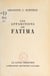 Les apparitions de Fatima